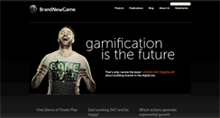 Desktop Screenshot of brandnewgame.com